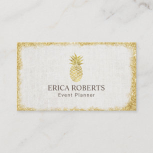 Carte De Visite Planification de toile élégante d'événement