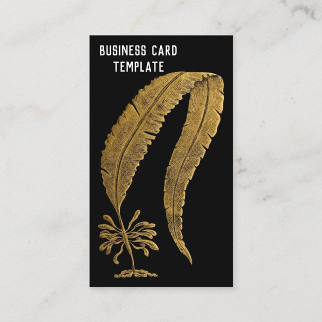 Carte De Visite Plantes de mer - Plage d'algues grecques (Devant)