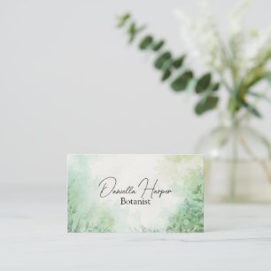 Carte De Visite Plantes Élégantes/Botanique/Plantes d'Intérieur/Na