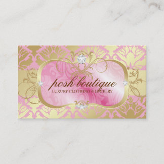 Carte De Visite Plaqueur 311 rose prodigue et miroitement d'or de