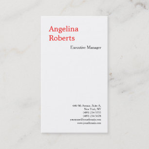 Carte De Visite Plastique professionnel tendance