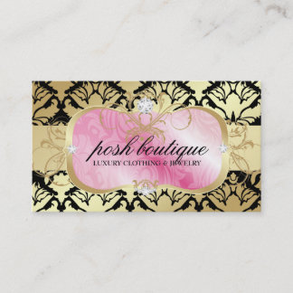 Carte De Visite plateau 311-Lavish rose et miroitement d'or de
