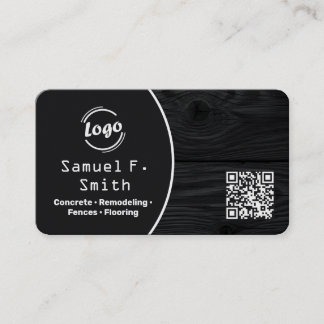 Carte De Visite Platelage et Clôture QR personnalisé