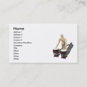 Carte De Visite PlayingBongoDrums121210, nom, adresse 1, Addre…