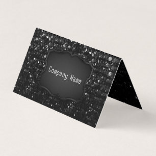 Carte de visite plié Bling en cristal Strass
