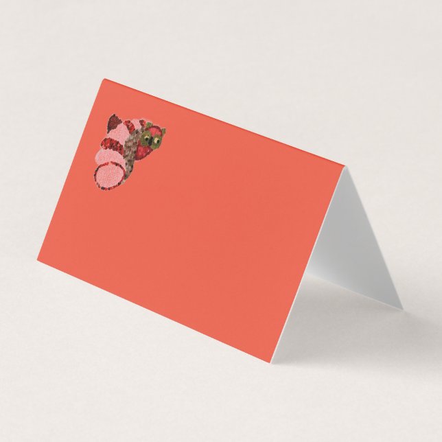 Carte de visite plié de la tente Owl (Devant)