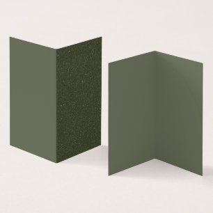 Carte de visite plié moderne Moss Green Split