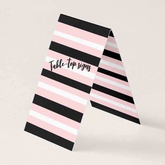 Carte de visite plié vertical personnalisé (Devant)