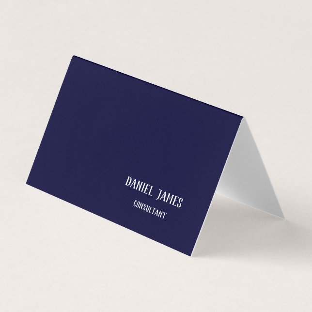 Carte de visite pliée (Devant)