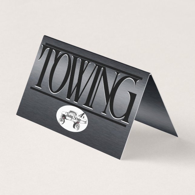 Carte de visite pliée (Dos)