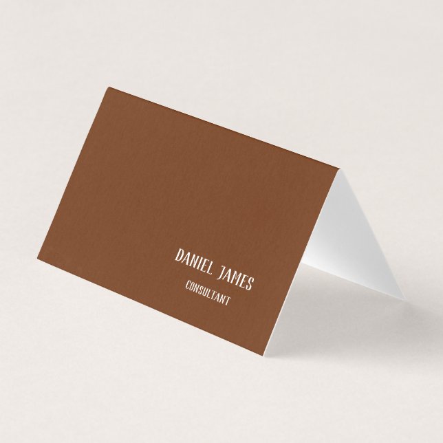 Carte de Visite Pliée (Devant)