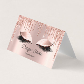 Carte de visite pliée