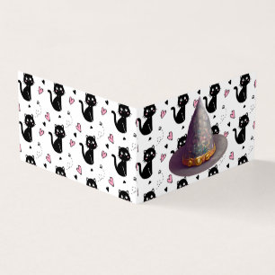 Carte de visite pliée