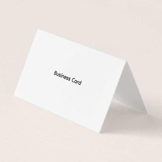 Carte de visite pliée personnalisée professionnell (Devant)