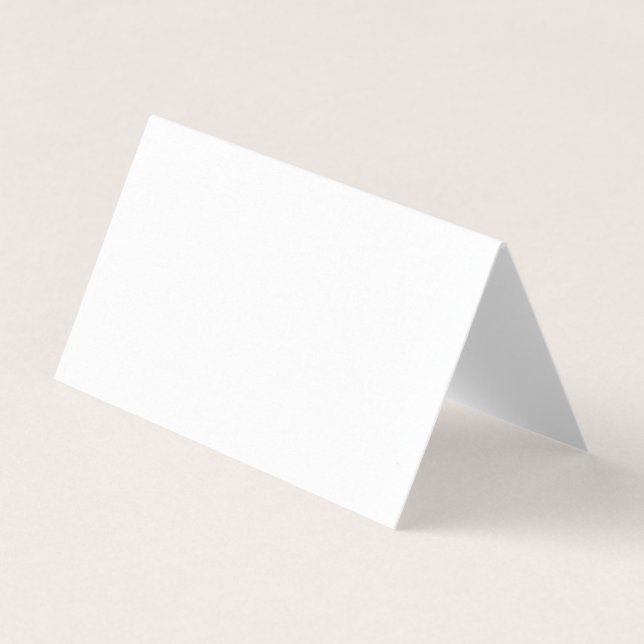 Carte de visite pliée Premium Pearl (Devant)