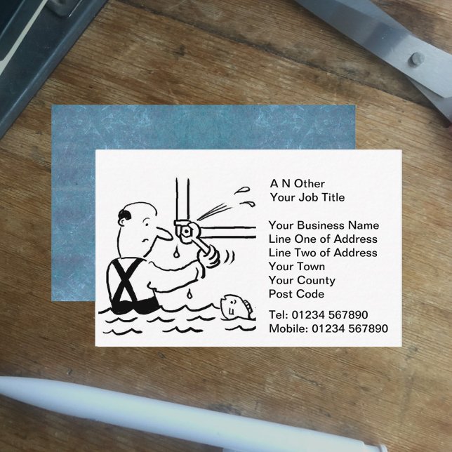Carte De Visite Plombiers et services de plomberie (Créateur téléchargé)
