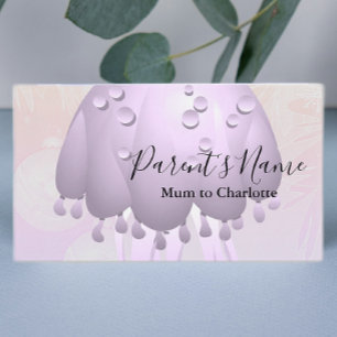 Carte De Visite Pluie violette