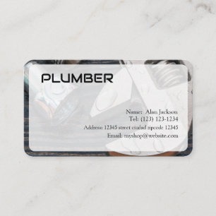CARTE DE VISITE PLUMBER modifiable