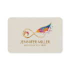 Plume de symbole d'infini - Couleur éclatante