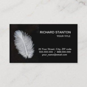 Carte De Visite Plumes