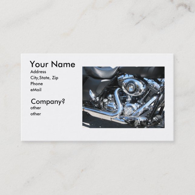 Carte De Visite Plus grand est meilleur (Devant)