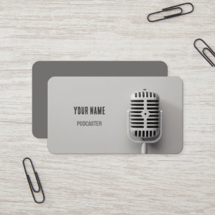 Carte De Visite Podcast 🎙️ Microphone