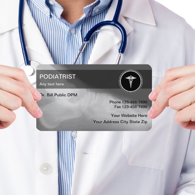 Carte de visite podiatriste (Créateur téléchargé)