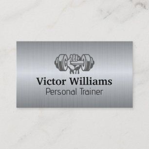 Carte De Visite Poids de la main   Fitness