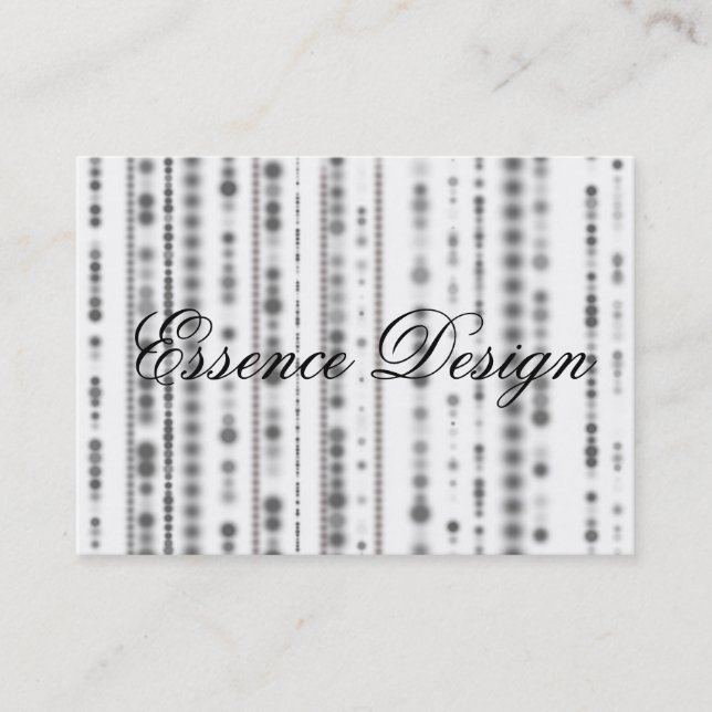 Carte De Visite Points (Devant)