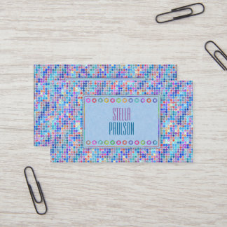 Carte De Visite Points bleus