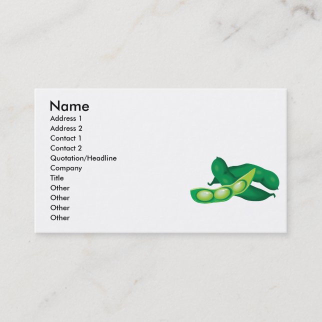 Carte De Visite pois réalistes (Devant)