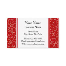 Pois rouges et blancs