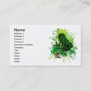 Carte De Visite Poison_dart_frog