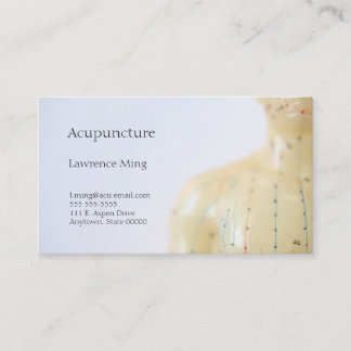 Carte De Visite Poitrine d'acupuncture