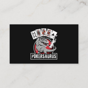 Carte De Visite Pokersaurus Casino Poker T Rex Dinosaur Jeux G