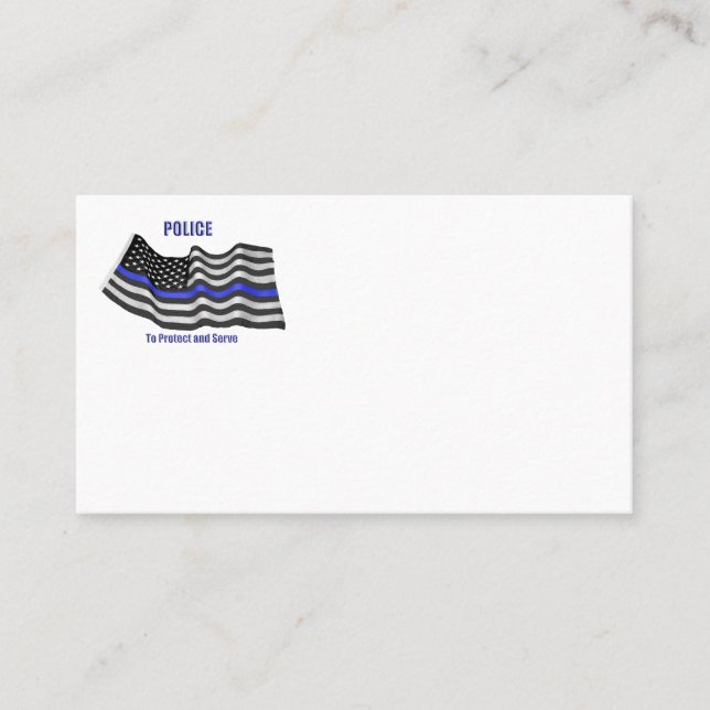 Carte De Visite Police (Devant)