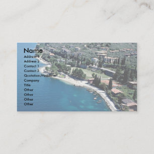 Carte De Visite Policier de lac, Italie