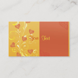 Carte de visite polychrome