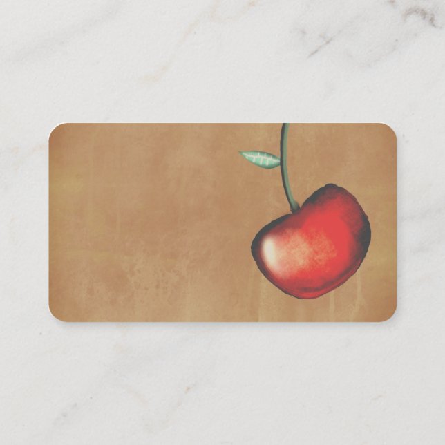 Carte de visite Pomme Cerise (Dos)