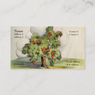 Carte De Visite Pommier Vintage