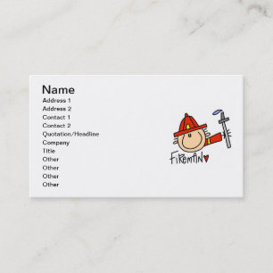 Carte De Visite Pompier