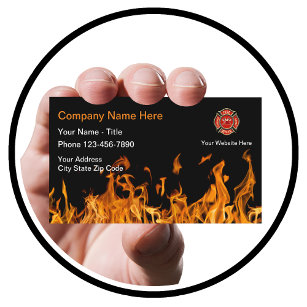 Carte De Visite Pompier