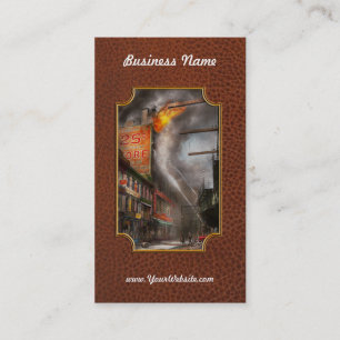 Carte De Visite Pompier - New York NY - Montre-moi un signe 1916