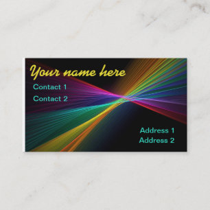 Carte de visite ponctuel du gay pride LGBT