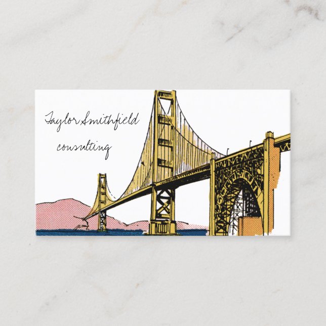 Carte De Visite pont vintage (Devant)