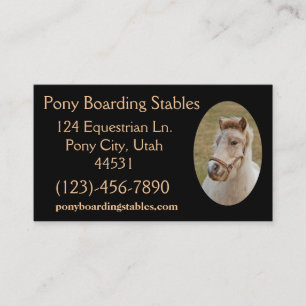 Carte De Visite Pony, exemple1