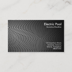 Carte De Visite Pool électrique 09