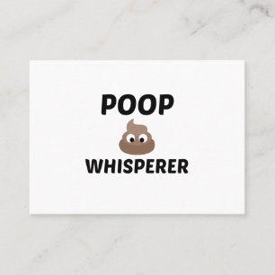 CARTE DE VISITE POOP WHISPETER