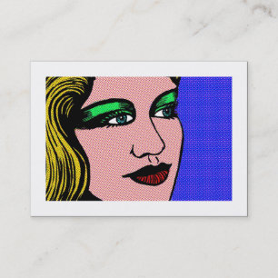 Carte De Visite Pop Girl (bordé)