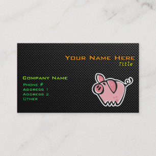 Carte De Visite Porc lisse
